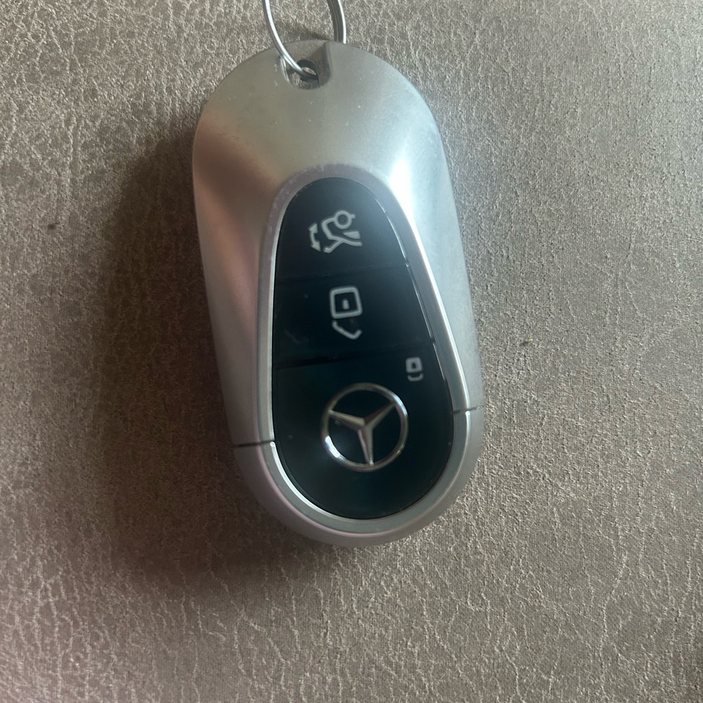 Mercedes-Benz Silver Car Key Fob